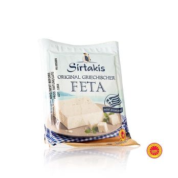 Griechischer Feta Käse g.U., Schafkäse, Sirtakis, 200 g