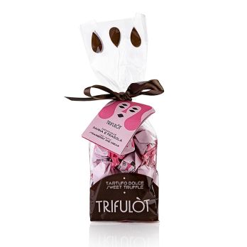 trifulòt - Trüffelpralinen Alba mini, Erdbeer & Sahne, Tartuflanghe, 180 g