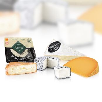 Käse Set Frankreich, 5 Sorten, 775 g, 5 tlg.
