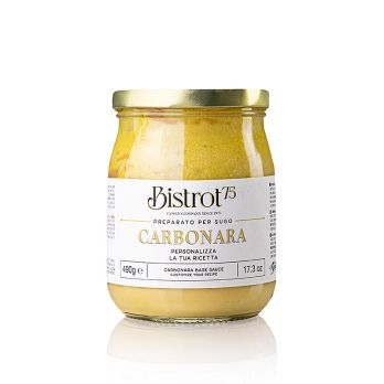 TARTUFLANGHE - Bistro 75 - Carbonara Eier Saucen Basis, ohne Speck, 490 g