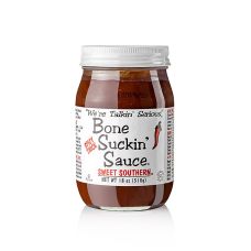 Bone Suckin‘ BBQ Sauce Sweet Southern Spicy THICKER Style, Ford´s Food, 420 ml