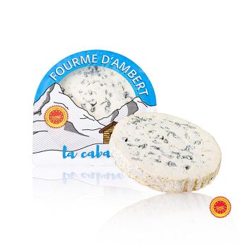 Fourme d`Ambert A.O.P., Blauschimmelkäse aus Kuhmilch, 185 g
