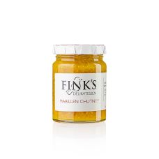 Marillen Chutney, mit Curry und Kokos, Fink´s Delikatessen, 105 g