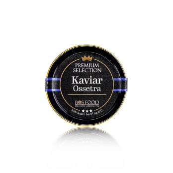 BOS FOOD Premium Selection - Ossetra (gueldenstaedtii), Aquakultur, ohne Konservierungsmittel, China, 30 g