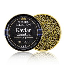 BOS FOOD Premium Selection - Ossetra (gueldenstaedtii), Aquakultur, ohne Konservierungsmittel, China, 125 g