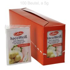 Haco Weiß, Kartoffel, Früchte & Gemüse Bleichmittel - Knödelhilfe, 500 g, 100 x 5g