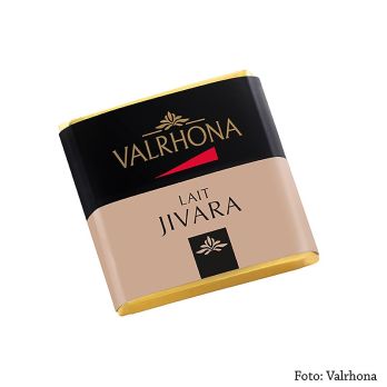 Valrhona Carré Jivara - Vollmilchschokoladentäfelchen, 40% Kakao, 1 kg, 200 x 5g