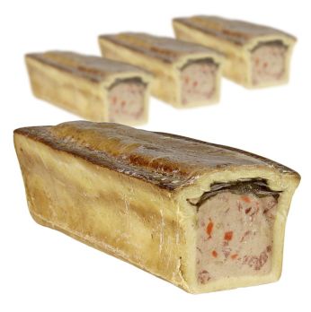 Pâté vom Kalb & Schwein, mit Kalbfleischeinlage und Gemüse Brunoise, TK, 2 kg, 4 x 500g