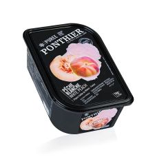 Püree - Weißer Pfirsich, mit Zucker, TK,  1 kg