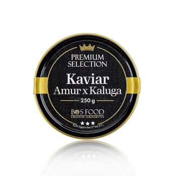 BOS FOOD Premium Selection - Kreuzung Amur x Kaluga Stör (schrenckii x dau), China, 250 g