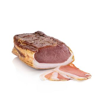 VULCANO Karree vom Schwein, mit Schwarte, 3,5 Monate gereift, aus der Steiermark, ca.1,7 kg