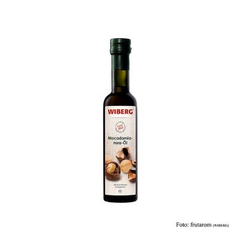 Wiberg Macadamianussöl, kaltgepresst, 100% rein, mild nussig, 250 ml