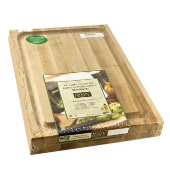 Boos Block Schneidebrett RA02 aus Ahorn, 51x38x6cm, mit Ablaufrinne, 1 St