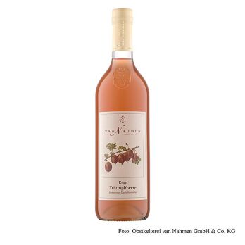 van Nahmen - Rote Triumpfbeerensaft (Stachelbeeren), 65% Direktsaft, 750 ml