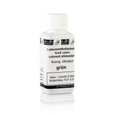 Lebensmittelfarbe, grün, flüssig, fettlöslich, Ruth (7703a), 90 g