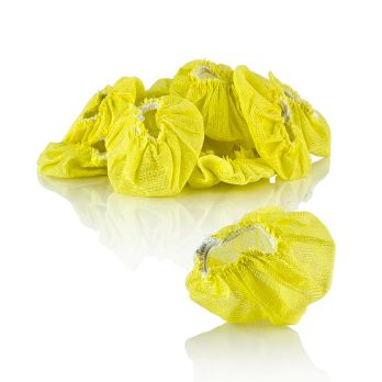 The Original Lemon Stretch Wraps - Zitronenserviertuch, gelb mit Gummiband, 12 St