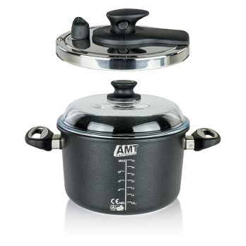 AMT Gastroguss, Schnellkochtopf mit Deckel, ø 24cm, 1 St