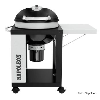 Napoleon Holzkohle Kugelgrill PRO 22K-CART-2, mit Gestell, Beistelltisch, Ø57cm, 1 St