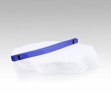 The Original Lemon Wraps - Zitronenserviertuch, weiß, mit blauer Krawatte, 100 St