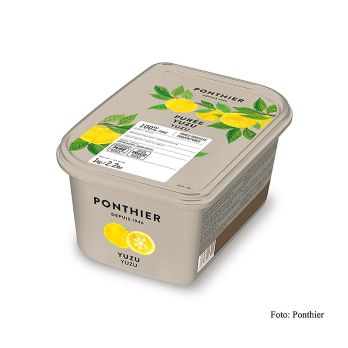 Ponthier Yuzupüree, 100 % Frucht, ungezuckert, TK, 1 kg