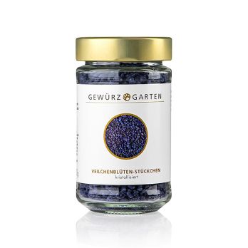 Gewürzgarten Veilchenblüten-Stückchen, kristallisiert, 140 g
