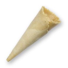 Mini-Hörnchen Basic, neutral, ø 2,5x7,5cm, mit Waffelhalter, 1,2 kg, 286 St