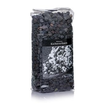 Kichererbsen, schwarz, ganz, getrocknet, 400 g