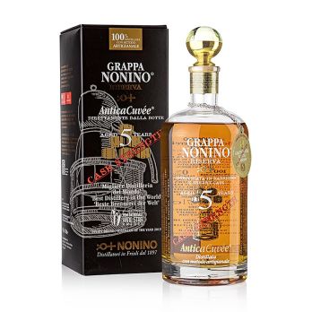 Grappa Riserva Antica Cuvée, 5 Jahre, holzfassg. Grappa, 59,9% vol., Nonino, 700 ml