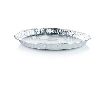 Einweg Aluschalen Take Away, Rund, Ø27cm x 2,2cm, 5 St