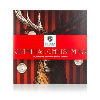 Adventskalender Criminal Christmas 4 - u.Buch, mit Alkohol, Peters, 255 g
