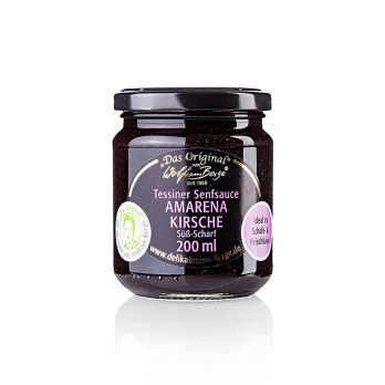Original Tessiner Amarena Kirschen-Senf-Sauce, Wolfram Berge, 200 ml