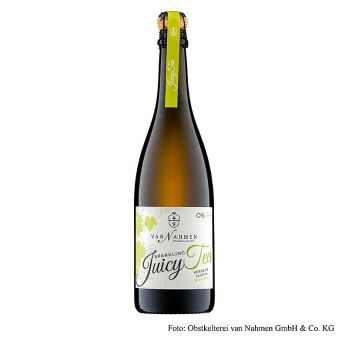 Sparkling Juicy Tea - Verbene - Jasmin - Riesling, van Nahmen, BIO, 750 ml