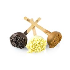 Dessert Lollies, 3 Sorten,  ø 3x10,5cm, 1,2 kg, ca.57 St
