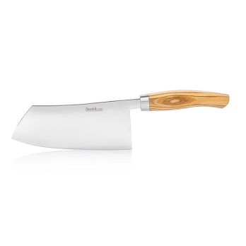 Nesmuk Soul chinesisches Kochmesser 180mm, Olivenholz Griff, 1 St