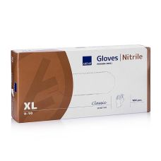 Einweghandschuhe Nitril, Weiß, XL, ungepudert, 100 St
