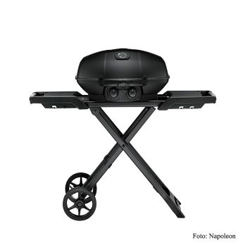Napoleon Gasgrill TRAVELQ PRO 285X Phantom, mattschwarz, mit Gestell, rollbar, 1 St