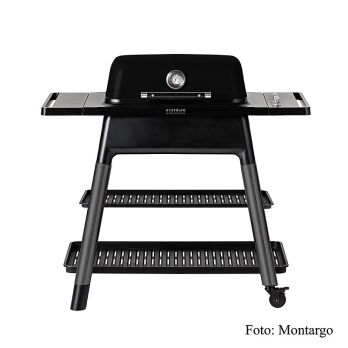 Gasgrill FORCE 2021, 2 Brenner, black, everdure montargo / Heston Blumenthal, 1 St