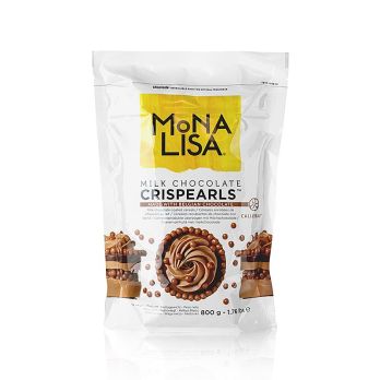 Crispearls™ Milk, knusprige Milch Schoko Perlen, Mona Lisa Callebaut, 800 g