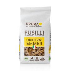 Ppura Fusilli Nudeln aus italienischem Emmer, BIO, 500 g