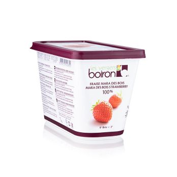 Boiron Mara des Bois Erdbeer Püree (Walderdbeergeschmack) ungezuckert, TK, 1 kg