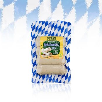 Greenforce - vegane Weisswurst aus Erbsenprotein, Klassik, 200 g, 4 St