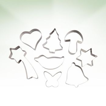 Ausstecher-Set, „Weihnachten“, 8-teilig, 8 St