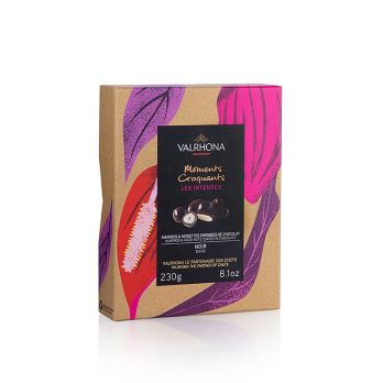 Valrhona Equinoxe Kugel, Mandeln & Haselnuss in Bitterschoko (33899), 230 g, 24 St