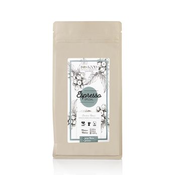 BOS FOOD - Espresso Spezial, Arabica Kaffee -Mischung, ganze Bohne, 1 kg