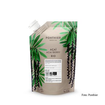 Ponthier Acai Püree, 100% Frucht, ungezuckert, BIO, 1 kg