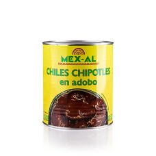 Chili Schoten Chipotles, geräuchert, in Adobosauce, MEX AL, 2,8 kg