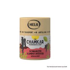 HELA Chamkar - Schwarzer Kampot Pfeffer, gräuchert, ganz, g.g.A., 100 g