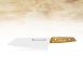 VIVUM Allzweckmesser, Wellenschliff, mit Holzgriff, 18cm, DICK, 1 St