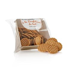 Barsnack Gaufrettes - franz. Mini-Waffeln mit Dulce de Leche (Karamell), 50 g