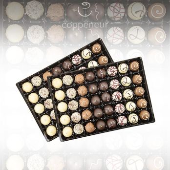 BOS FOOD Exclusive Pralinenmischung, (mit Alk.) Coppeneur, 950 g, 80 St
